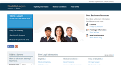 Desktop Screenshot of disabilitylawyers.com